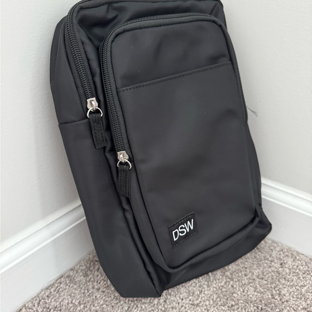 DSW Black Free Sling Bag NWT